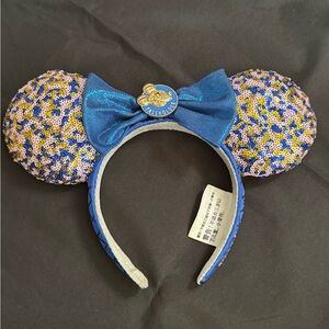Disney Parks Annual Passholder Sequin Minnie Ears Headband
